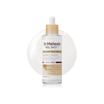 Dr. Melaxin -  Rice Peel Glow Serum (Svart/Vit Ris)